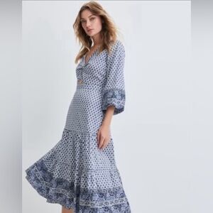 Veronica Beard Dinis Printed Dress, brand new with tags, size 6